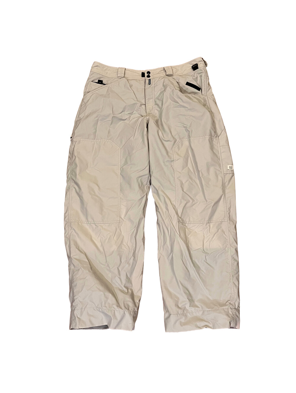 Vintage Nike ACG Clima Fit Max 3 Outer Layer Snow Pants Size XL Fits 36x31 Beige